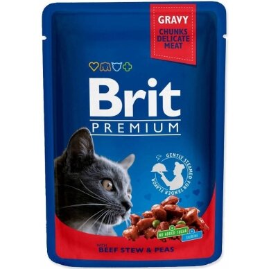 BRIT Cat Pouches Family Plate - šlapias kačių ėdalas - 12 x 100 g 4