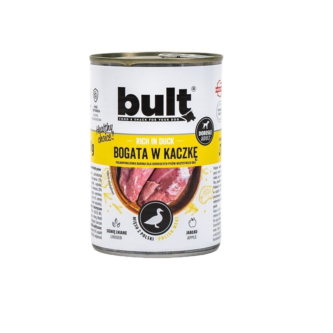 BULT šlapias šunų ėdalas su antiena, 400 g