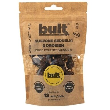 BULT Dried poultry sausages - dog treat - 12