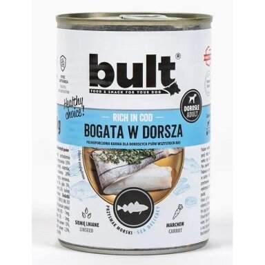 BULT Praturtintas menkėmis - Šlapias šunų ėdalas - 400 g