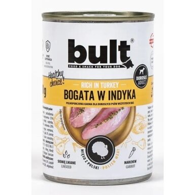 BULT Rich in turkey - Wet dog food - 800 g