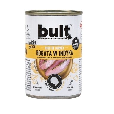 BULT Šlapias šunų ėdalas su kalakutiena, 400 g