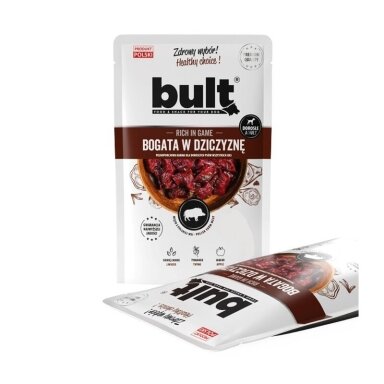 BULT Šlapias šunų ėdalas su žvėriena, 100 g