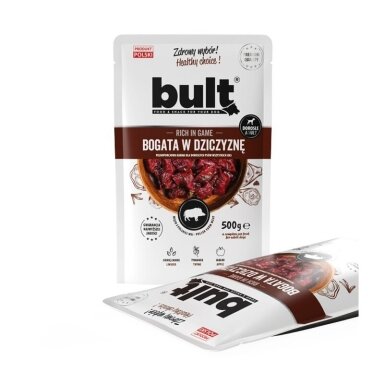 BULT Šlapias šunų ėdalas su žvėriena, 500 g