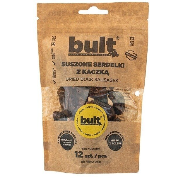 BULT Dried duck sausages - dog treat - 12
