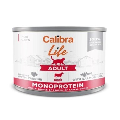 CALIBRA Cat Life suaugusioms katėms su jautiena – šlapias ėdalas – 200 g