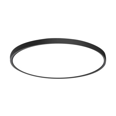 Calvi PLF-35263-480R-36W-BL modernus LED plafonas, juodas, 48 cm