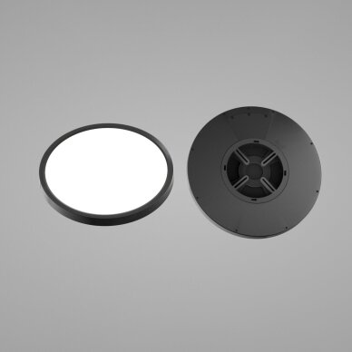 Calvi PLF-35263-400R-32W-BL modernus LED plafonas, juodas, 40 cm 1 Calvi PLF-35263-400R-32W-BL modernus LED plafonas, juodas, 40 cm 1