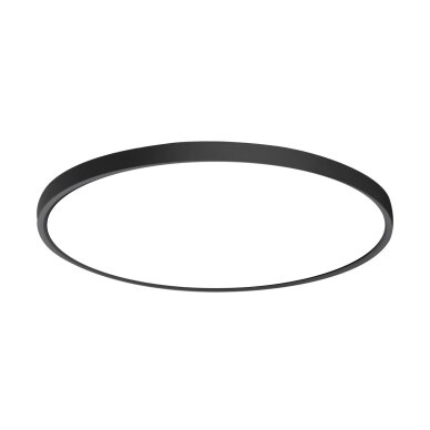 Calvi PLF-35263-480R-36W-BL modernus LED plafonas, juodas, 48 cm