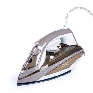 Camry CR 5018 garinis lygintuvas, keraminis, itin slystantis, rudas, pilkas, baltas, 3000 W Camry CR 5018 garinis lygintuvas, keraminis, itin slystantis, rudas, pilkas, baltas, 3000 W