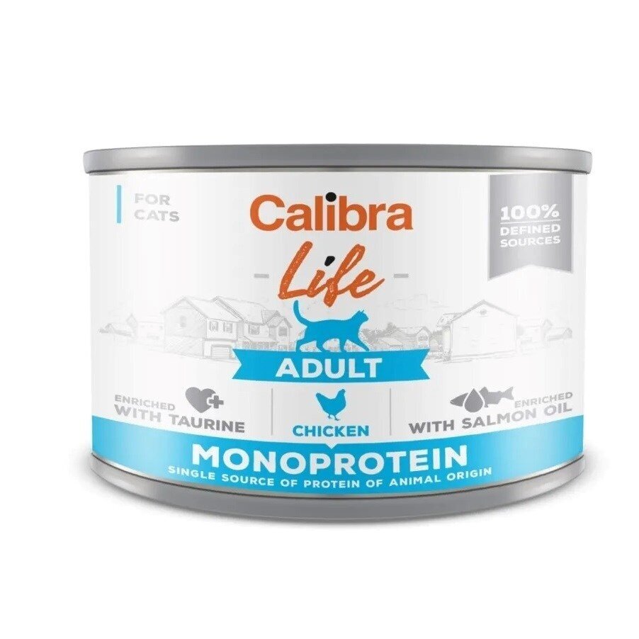 CALIBRA Cat Life suaugusioms katėms su vištiena – šlapias ėdalas – 200 g CALIBRA Cat Life suaugusioms katėms su vištiena – šlapias ėdalas – 200 g