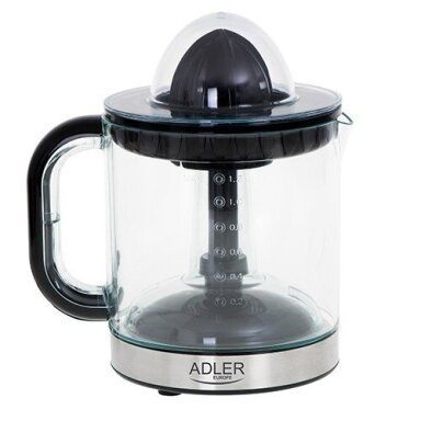 Citrusinių vaisių sulčiaspaudė Adler AD 4012, juoda/plieninė