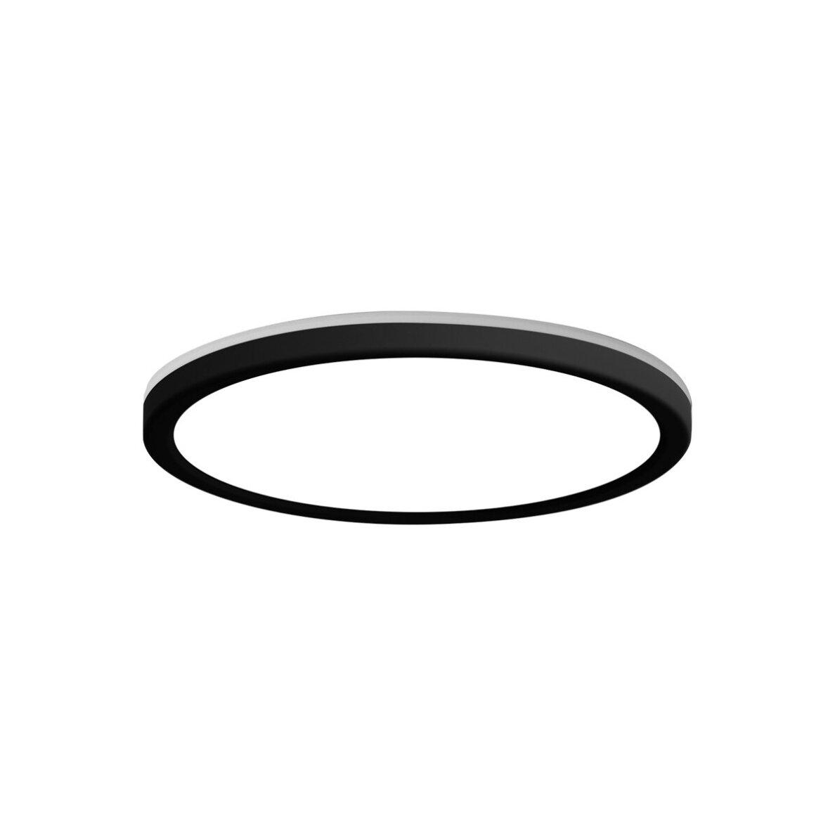 Corte PLF-63452-300R-28W-BL modernus LED plafonas, juodas, 30 cm