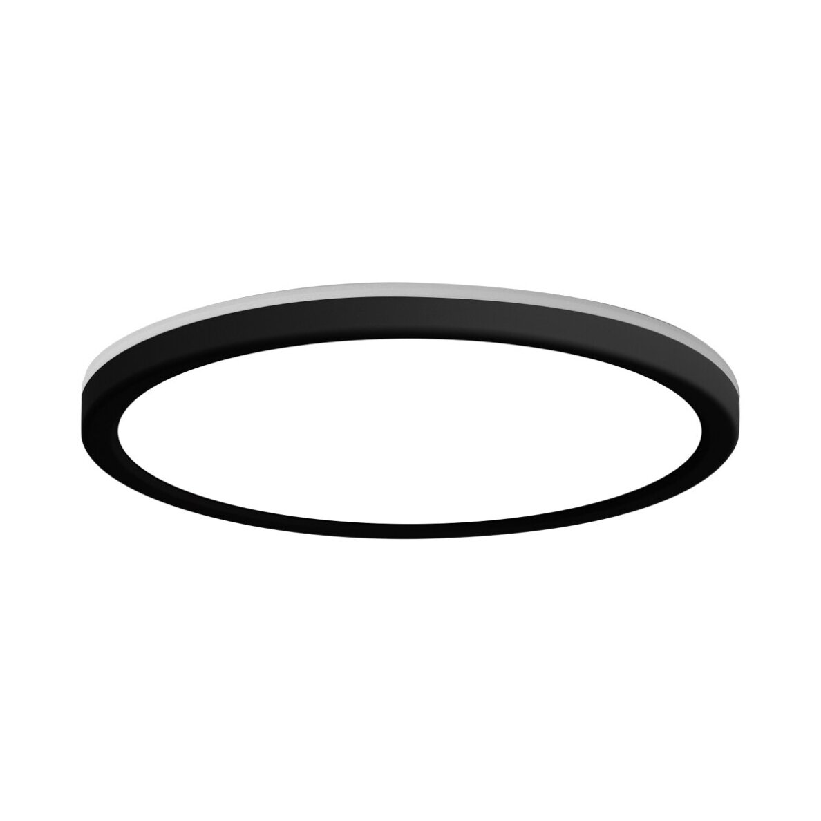 Corte PLF-63452-400R-36W-BL modernus LED plafonas, juodas, 40 cm