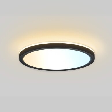Corte PLF-63452-300R-28W-BL modernus LED plafonas, juodas, 30 cm 1 Corte PLF-63452-300R-28W-BL modernus LED plafonas, juodas, 30 cm 1