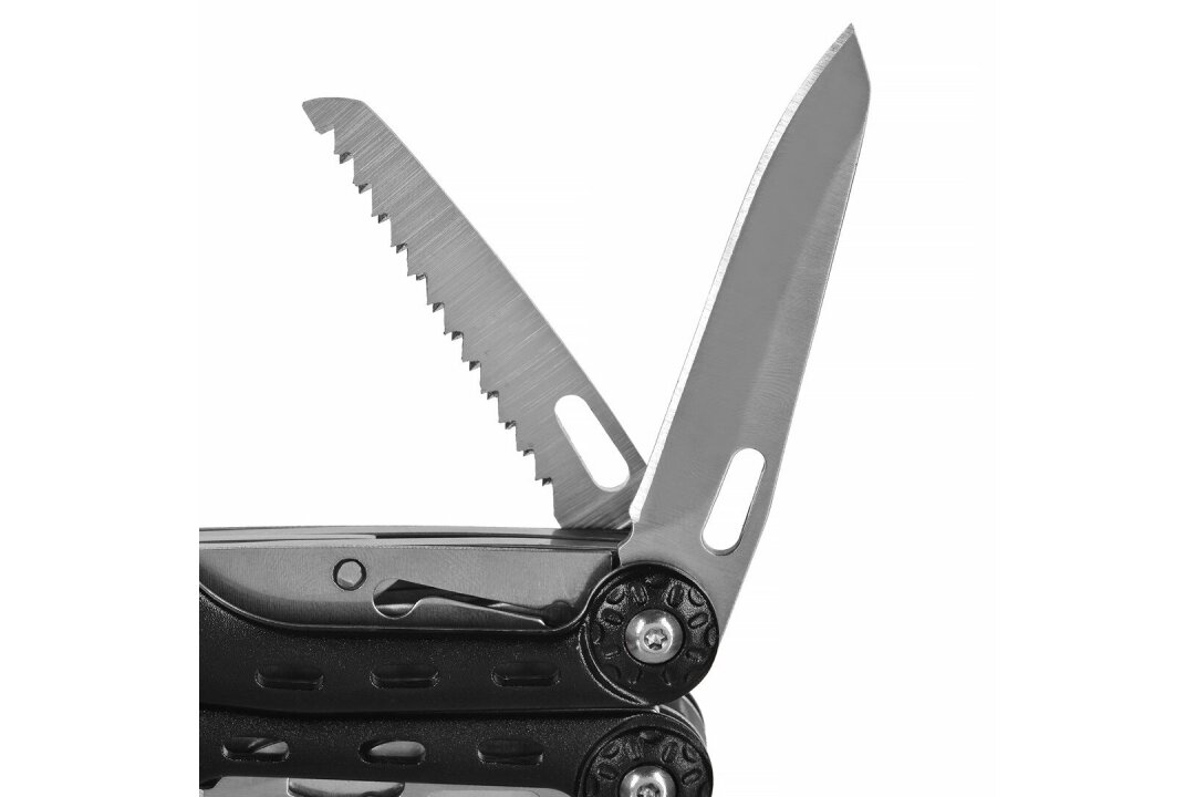 Multitool AZYMUT Turon – 10 narzędzi + karabińczyk + kabura do pasa (H-P224108) 3