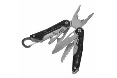 Multitool AZYMUT Turon – 10 narzędzi + karabińczyk + kabura do pasa (H-P224108) 1