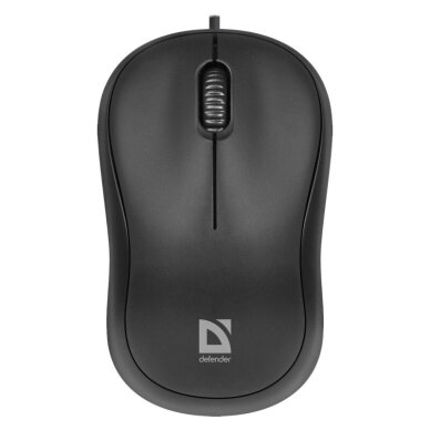 Defender MOUSE PATCH MS-759 BLACK OPTICAL 1000dpi 3P laidinė optinė pelė Defender MOUSE PATCH MS-759 BLACK OPTICAL 1000dpi 3P laidinė optinė pelė