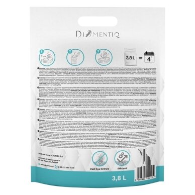 DIAMENTIQ Ocean Breeze – silikoninis kraikas katėms, 3,8 l 1 DIAMENTIQ Ocean Breeze – silikoninis kraikas katėms, 3,8 l 1