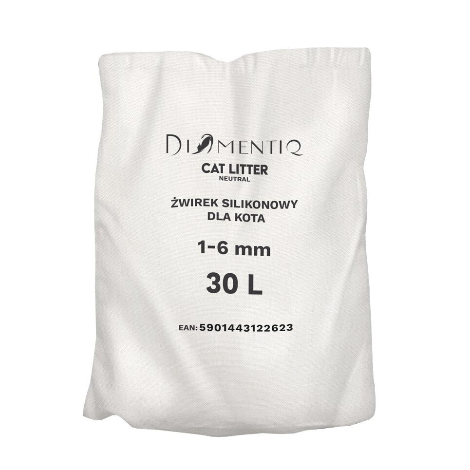 DIAMENTIQ Neutral – silikoninis kraikas katėms, 30 l 1 DIAMENTIQ Neutral – silikoninis kraikas katėms, 30 l 1