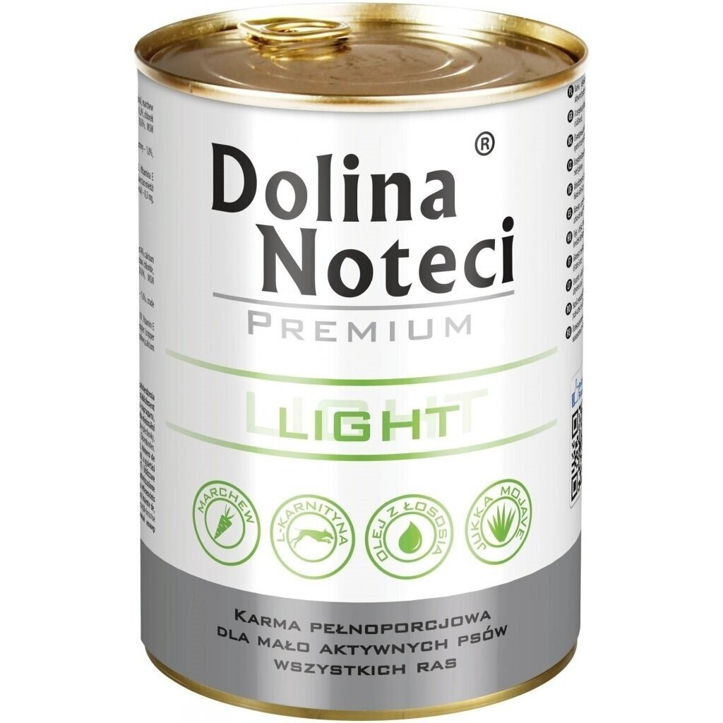 DOLINA NOTECI Premium Light - Šlapias šunų ėdalas - Kiauliena, Vištiena - 400 g DOLINA NOTECI Premium Light - Šlapias šunų ėdalas - Kiauliena, Vištiena - 400 g