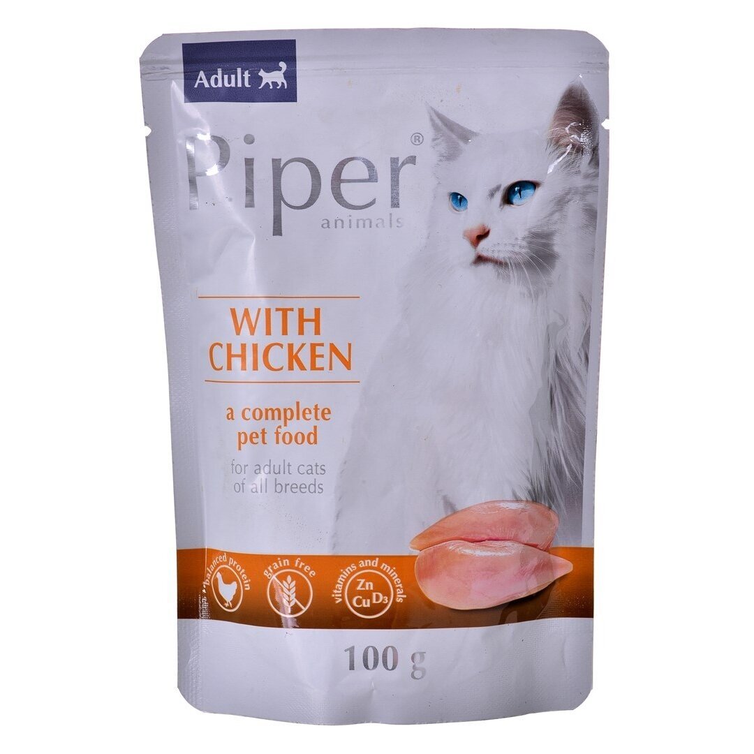 DOLINA NOTECI Piper Chicken - šlapias kačių ėdalas - 100 g DOLINA NOTECI Piper Chicken - šlapias kačių ėdalas - 100 g