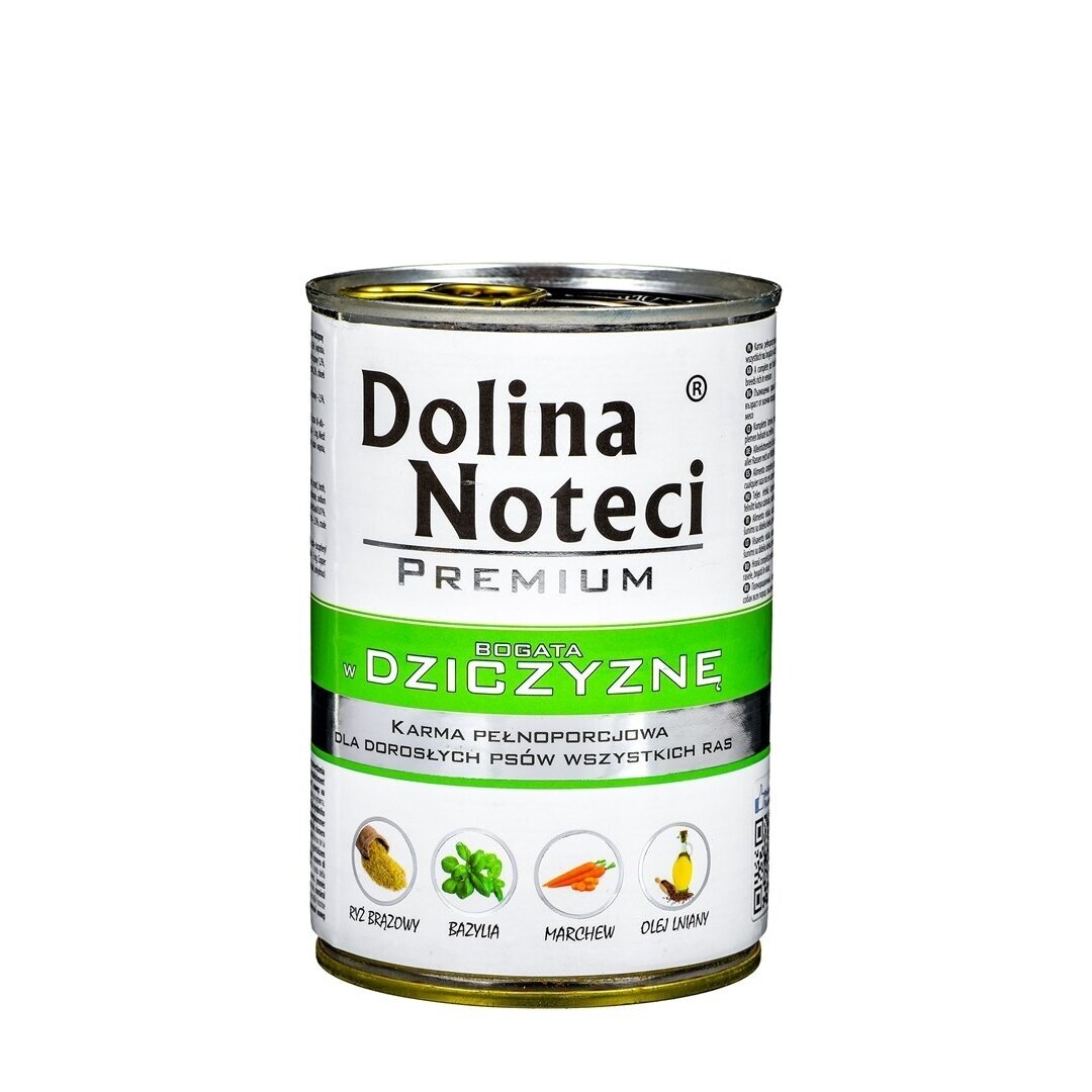 DOLINA NOTECI Premium - šlapias šunų ėdalas, gausus žvėrienos - 400 g DOLINA NOTECI Premium - šlapias šunų ėdalas, gausus žvėrienos - 400 g