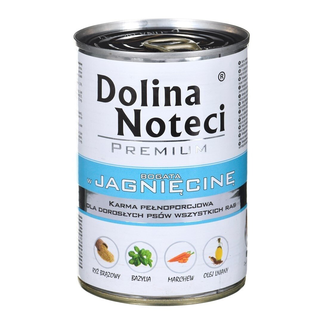 DOLINA NOTECI Premium - šlapias šunų ėdalas su ėriena - 400 g DOLINA NOTECI Premium - šlapias šunų ėdalas su ėriena - 400 g