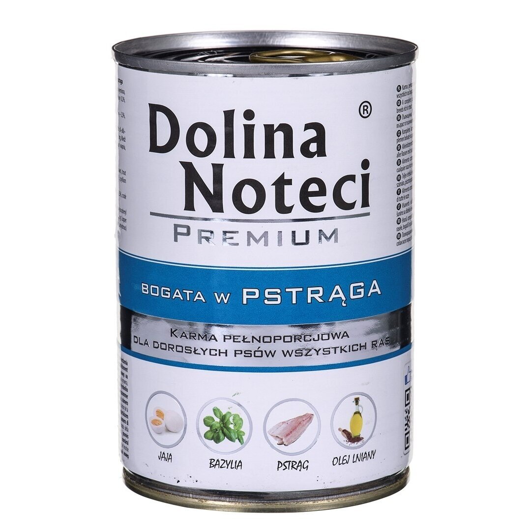 Dolina Noteci Premium Trout - šlapias šunų ėdalas 400 g Dolina Noteci Premium Trout - šlapias šunų ėdalas 400 g