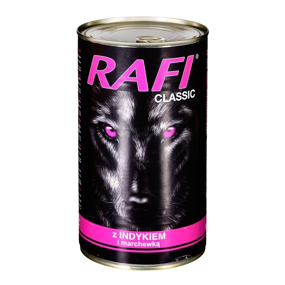 Dolina Noteci Rafi Classic - šlapias šunų ėdalas su kalakutiena ir morkomis - 1240 g Dolina Noteci Rafi Classic - šlapias šunų ėdalas su kalakutiena ir morkomis - 1240 g