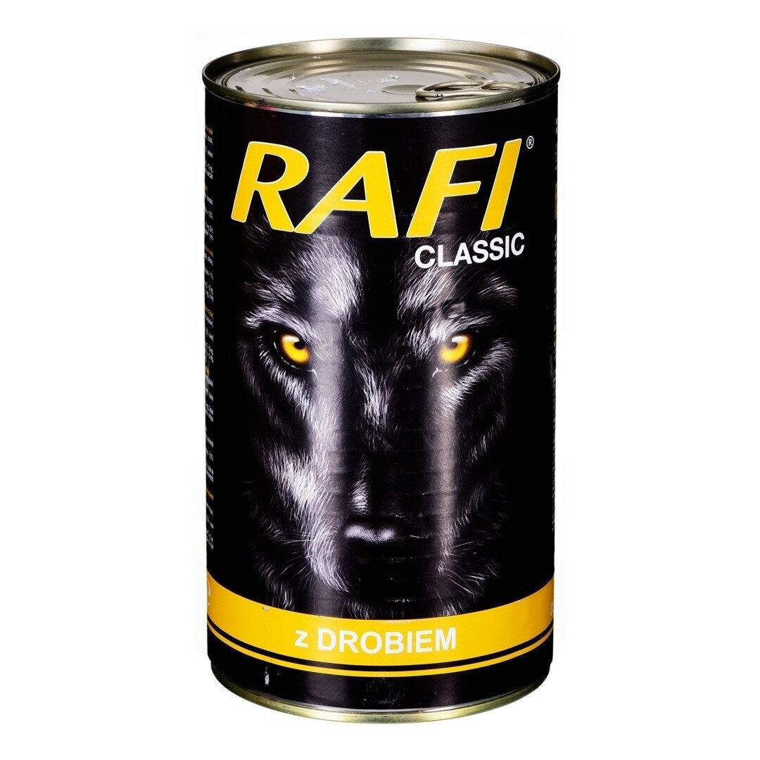 DOLINA NOTECI Rafi Classic su paukštiena - šlapias šunų ėdalas - 1240 g