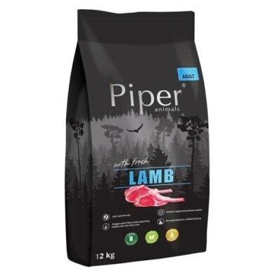 DOLINA NOTECI Piper Animals su ėriena - sausas šunų ėdalas - 12 kg