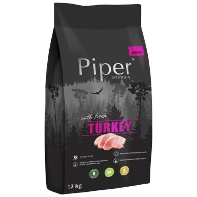 DOLINA NOTECI Piper Junior su kalakutiena - sausas šunų ėdalas - 12 kg