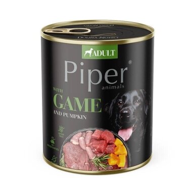 Dolina Noteci Piper su elniena ir moliūgais - šlapias šunų ėdalas 800 g