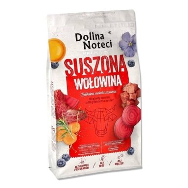 DOLINA NOTECI Premium jautienos sausas šunų ėdalas - 9 kg
