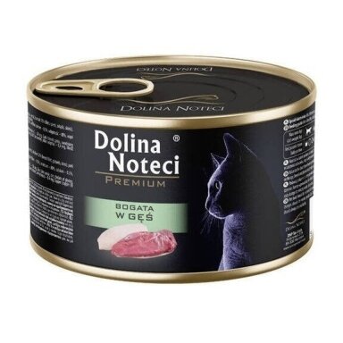 DOLINA NOTECI Premium - šlapias kačių ėdalas su žąsiena - 185 g