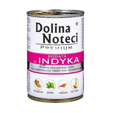 DOLINA NOTECI Premium šlapias šunų ėdalas su kalakutiena - 400 g