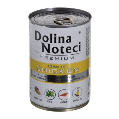 DOLINA NOTECI Premium - Šlapias šunų ėdalas su vištiena - 400 g