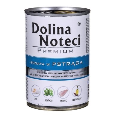 Dolina Noteci Premium Trout - šlapias šunų ėdalas 400 g