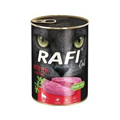 DOLINA NOTECI Rafi Cat Adult su veršiena - šlapias kačių ėdalas - 400 g