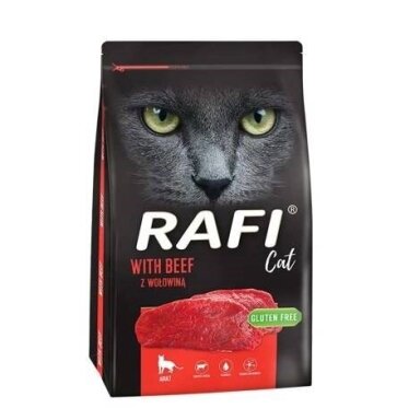 DOLINA NOTECI Rafi Cat sausas kačių ėdalas su jautiena - 7 kg
