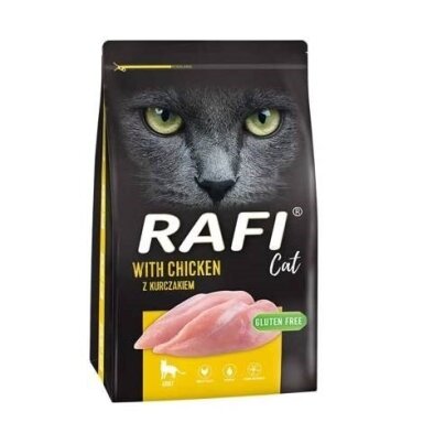 DOLINA NOTECI Rafi Cat sausas kačių ėdalas su vištiena - 7 kg
