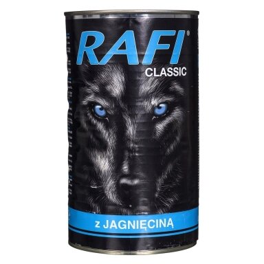 DOLINA NOTECI Rafi Classic su ėriena - Šlapias šunų ėdalas 1240 g