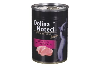 Dolina Noteci Premium Junior, Nassfutter für Katzen mit Truthahn, 400 g Dolina Noteci Premium Junior, Nassfutter für Katzen mit Truthahn, 400 g