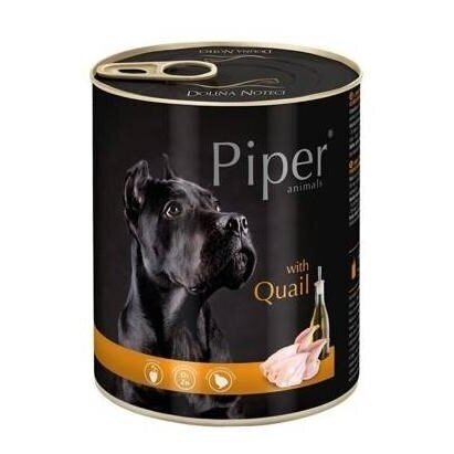 DOLINA NOTECI Piper Animals su putpelėmis - šlapias šunų ėdalas - 800 g