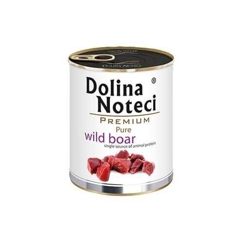 DOLINA NOTECI Premium Pure, gausiai žvėrienai skirtas šlapias šunų ėdalas, 800 g