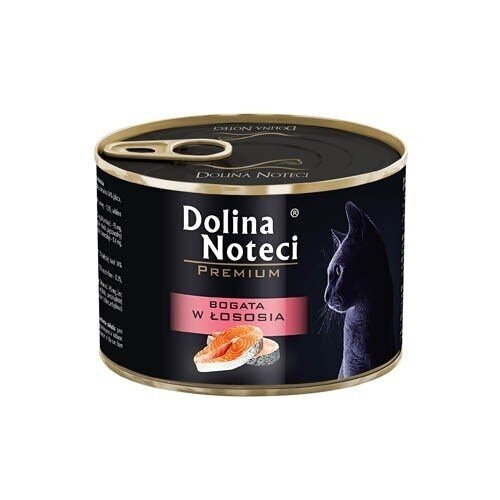 Dolina Noteci Premium - šlapias kačių ėdalas su lašiša - 185 g