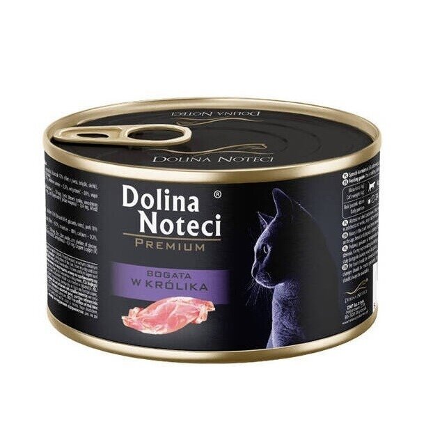 DOLINA NOTECI Premium - šlapias kačių ėdalas su triušiena - 185 g DOLINA NOTECI Premium - šlapias kačių ėdalas su triušiena - 185 g