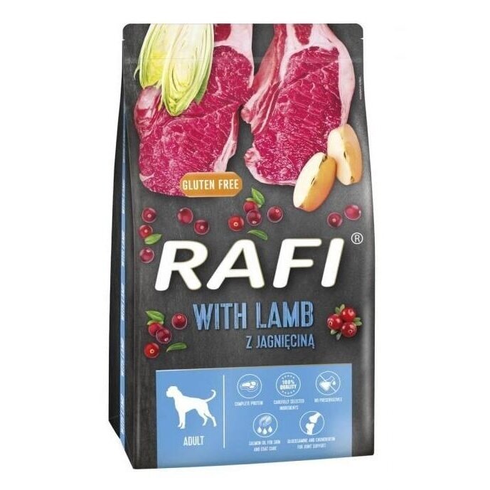 DOLINA NOTECI Rafi su ėriena - sausas šunų ėdalas - 10 kg