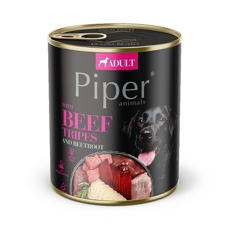 Dolina Noteci Piper Animals - šlapias šunų ėdalas su jautienos skrandžiu - 800 g